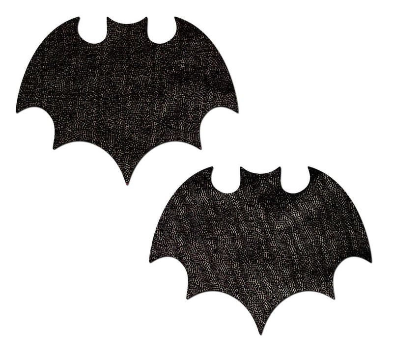 PASTEASE LIQUID BLACK BAT NIPPLE PASTIES-0