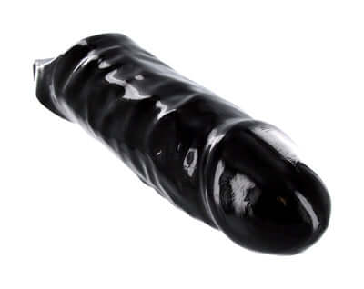 XR Brands Black Mamba Cock Penis Sheath XL at $29.99
