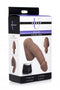 XR Brands Strap U Bulge Soft Packer Dildo Dark Brown Medium at $12.99