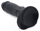 XR Brands Strap U Power Pecker 7 inches Dildo Silicone wilh Balls Black at $21.99