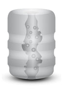 Zolo The Girlfriend Pocket Stroker in flexible TPE with realistic channel design for enhanced oral play.